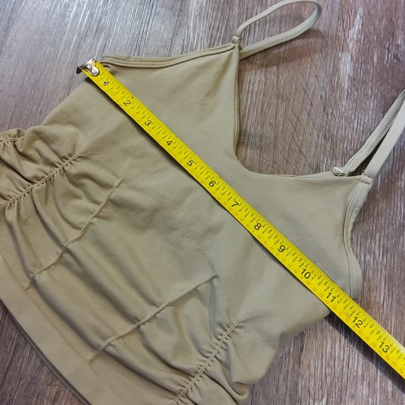 FREE PEOPLE Good Karma Ruched Crop Tank NWOT - XS/S - Picture 10 of 11